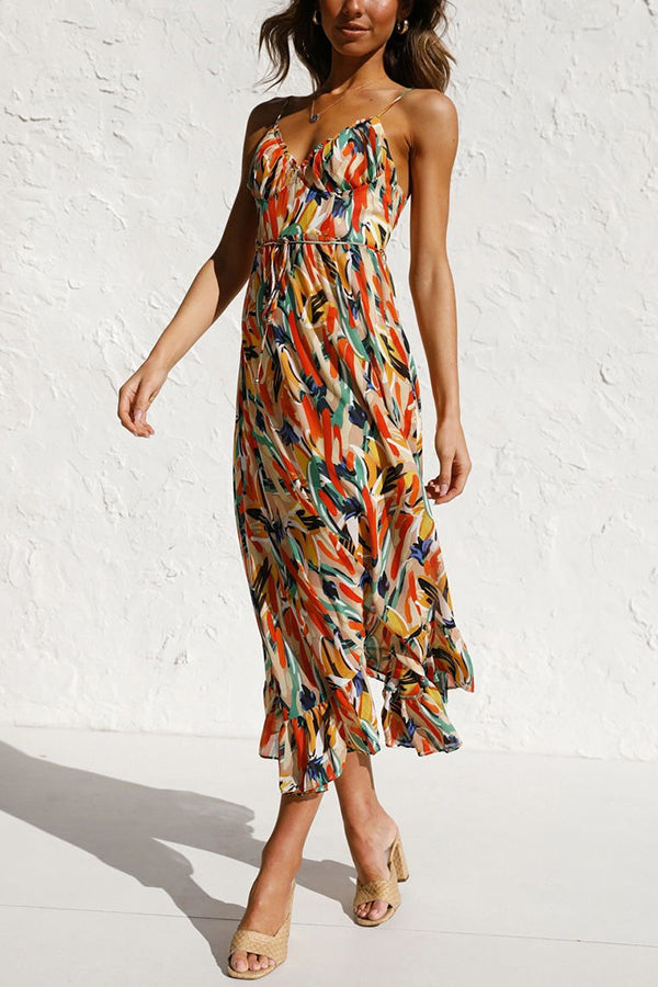 Charité – Colourful Midi Dress