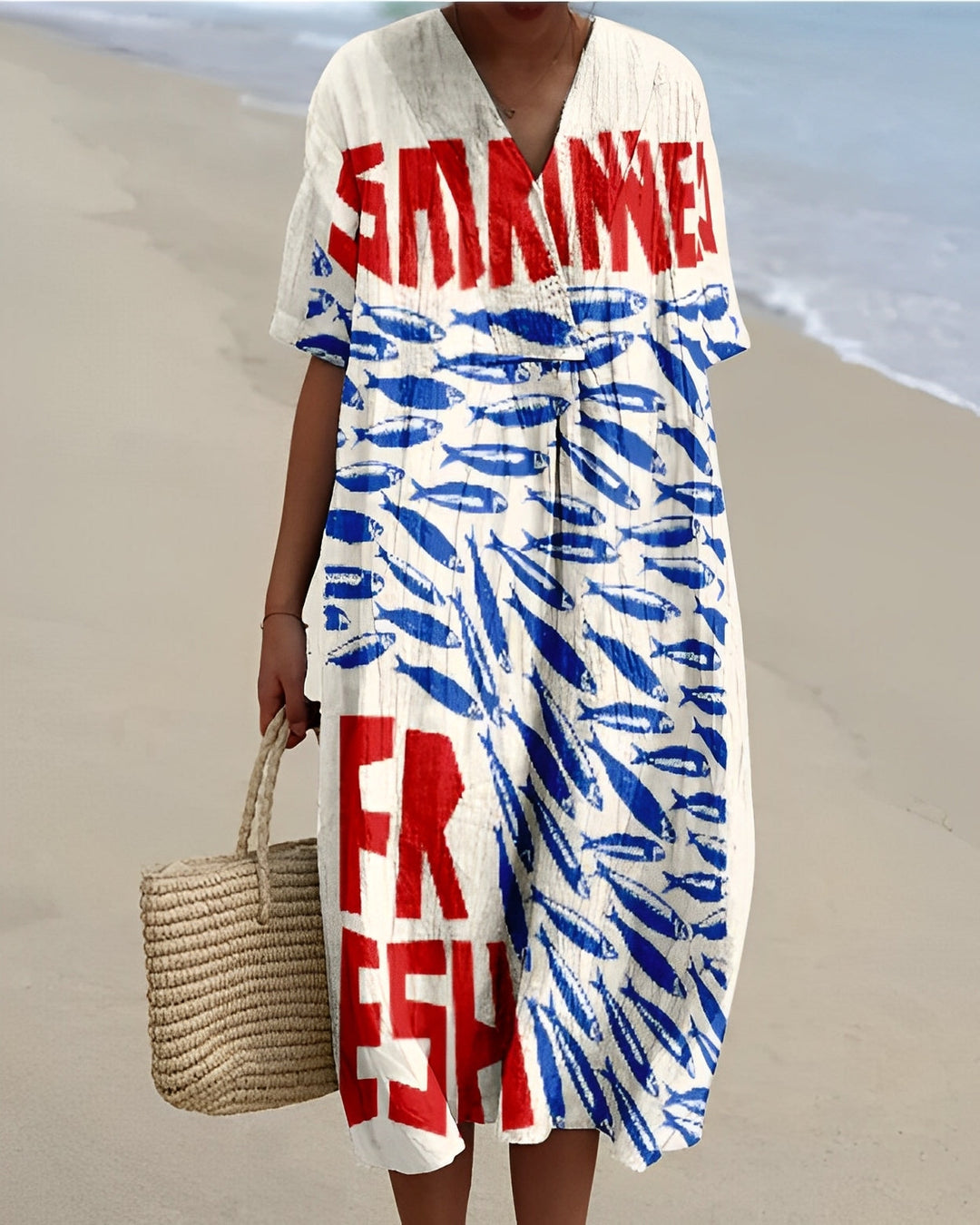 Romilly - Colorful Printed Summer Dress for Women