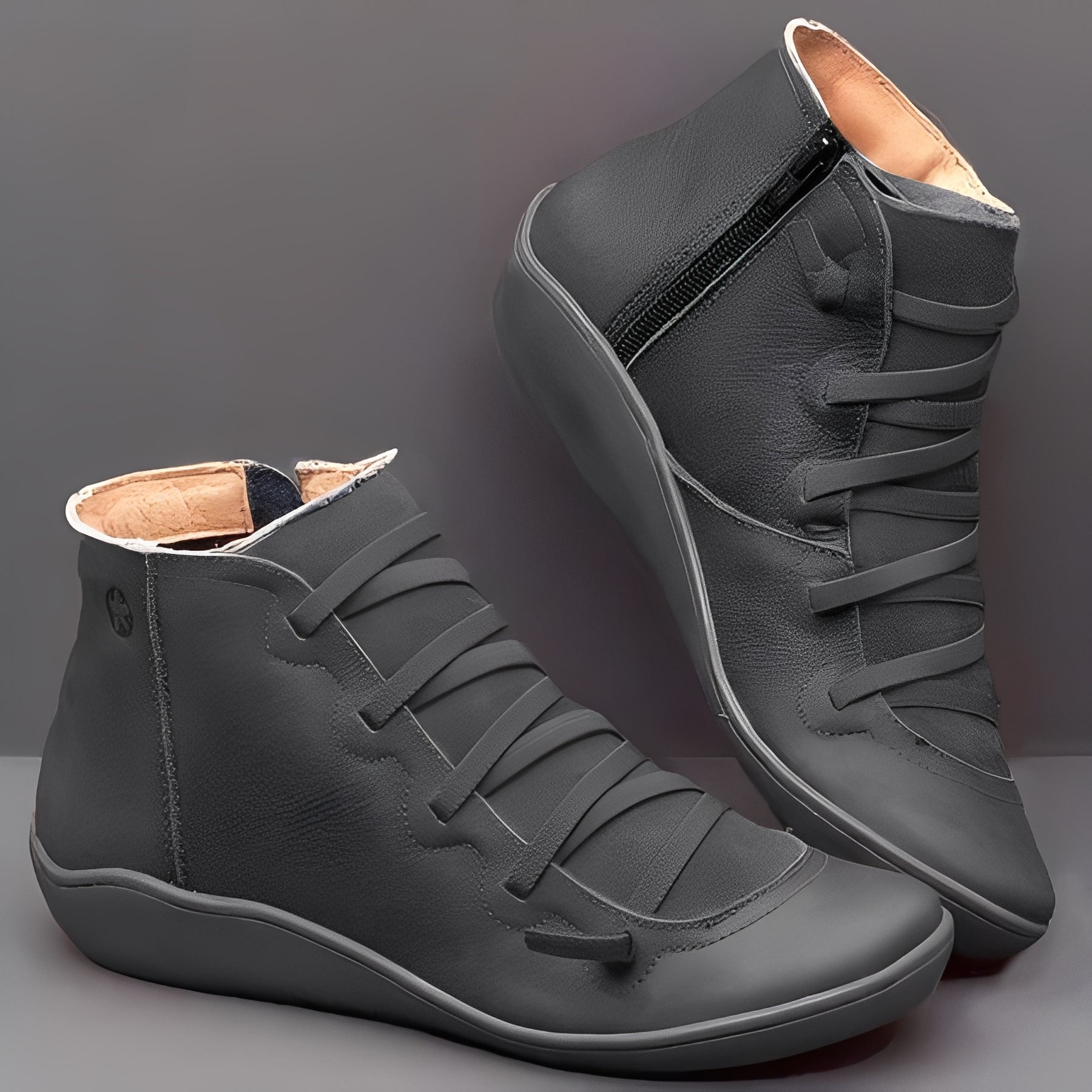 Emma - Comfortable leather leisure shoes for women