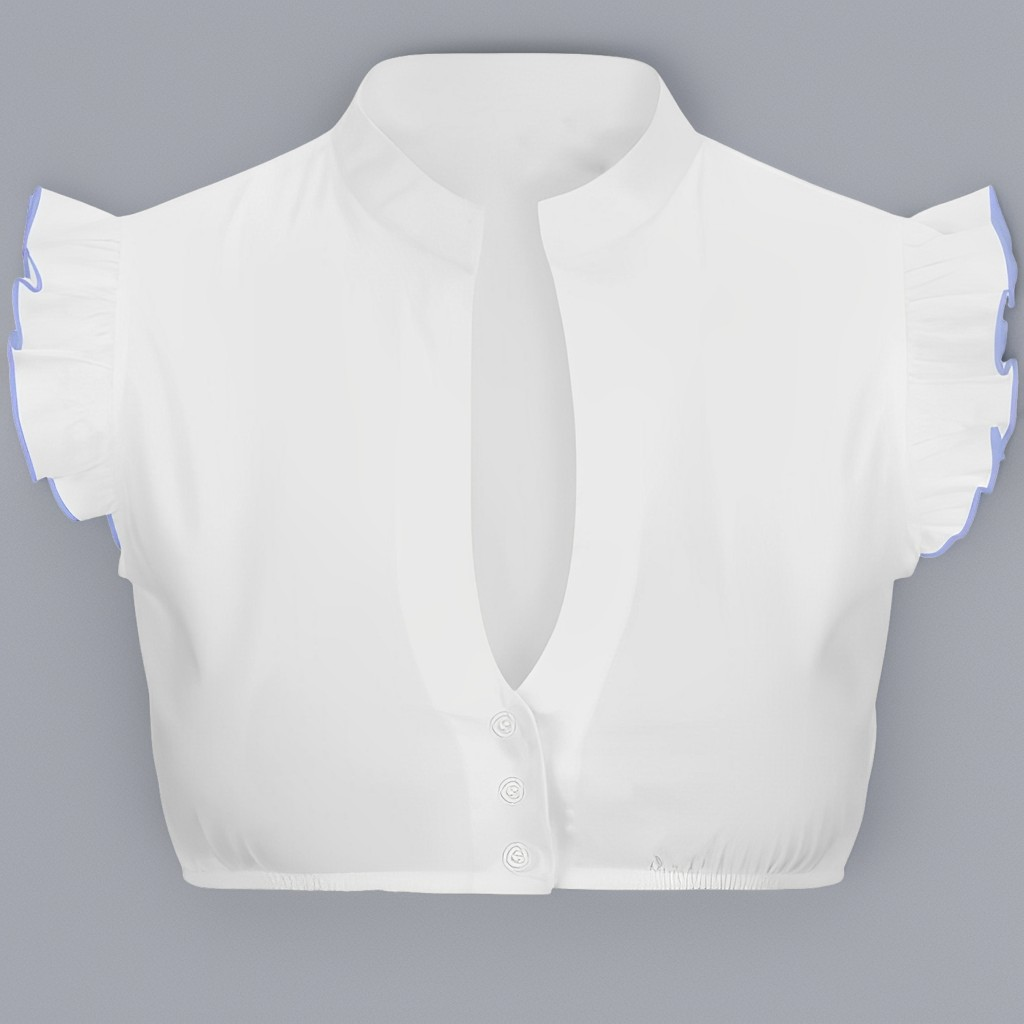 Abegail - Elegante camicetta a maniche corte per donne