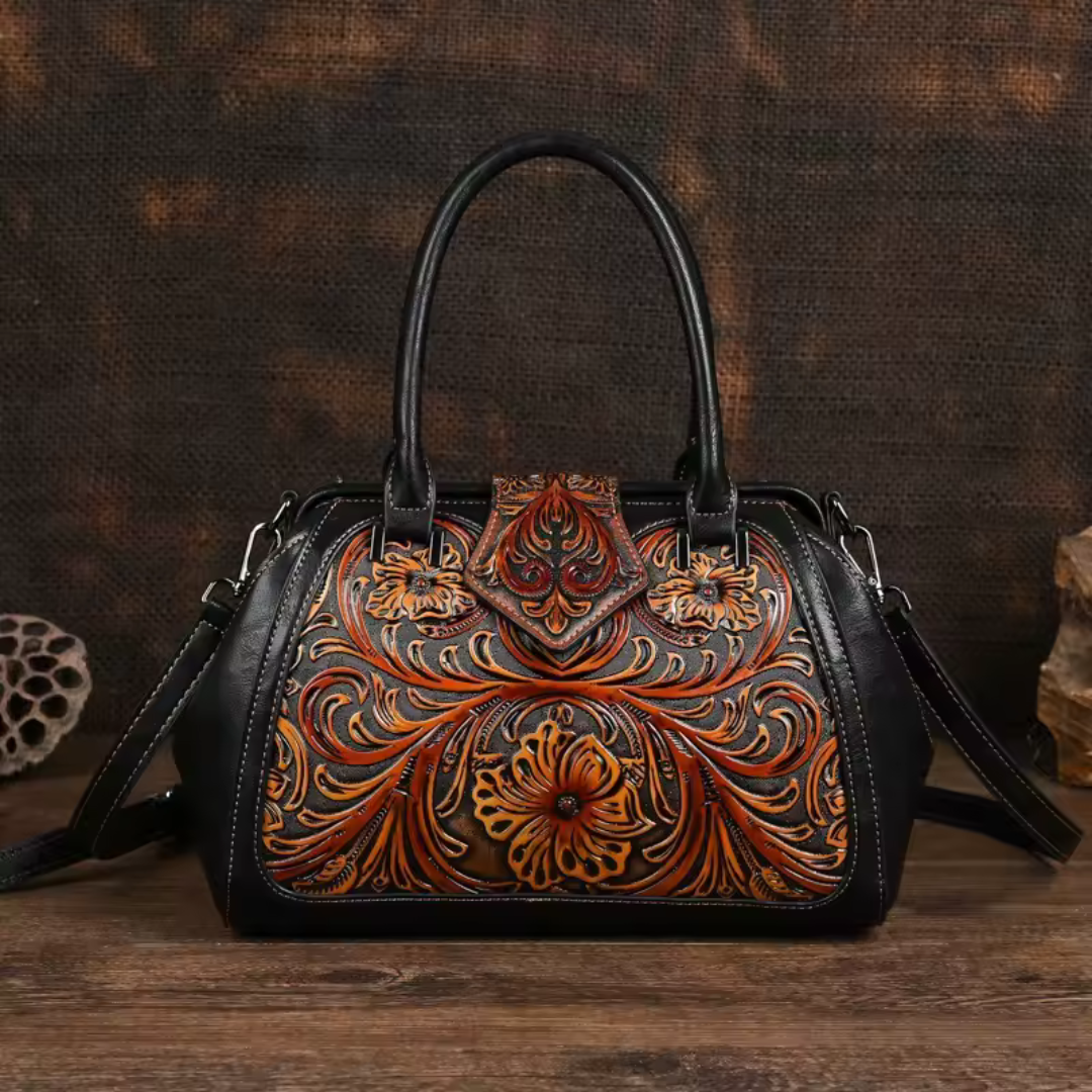 Florina | Elegant Handbag with Floral Pattern