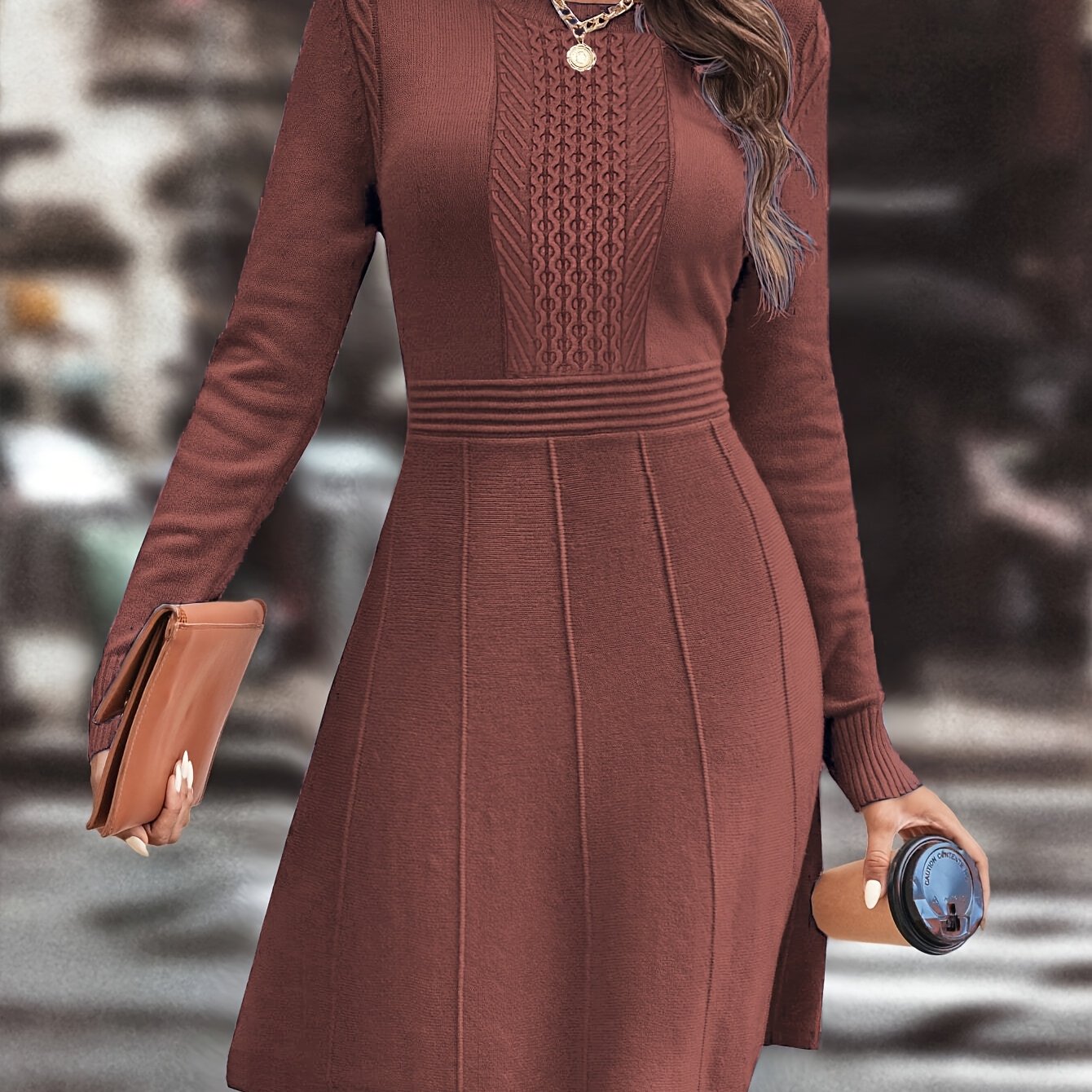 Armonia™ – Abito in maglia da donna a linea A, elegante e versatile
