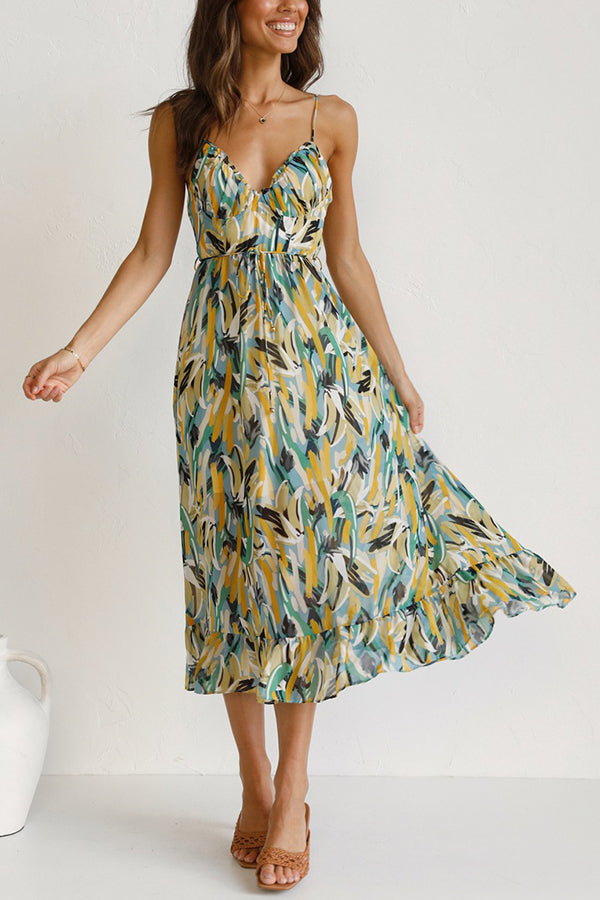 Charité – Colourful Midi Dress