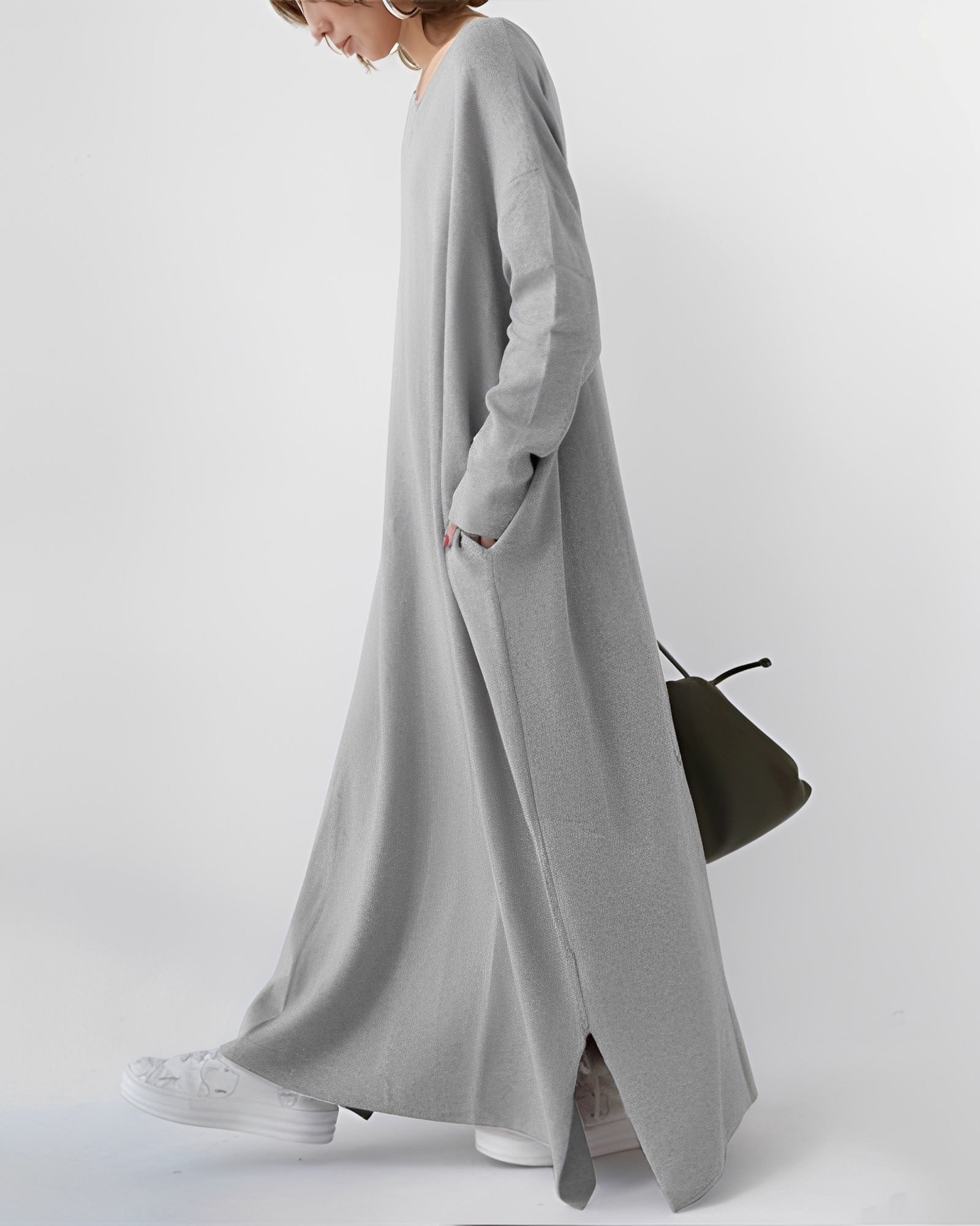 Eliana - Long Sleeve Long Dress