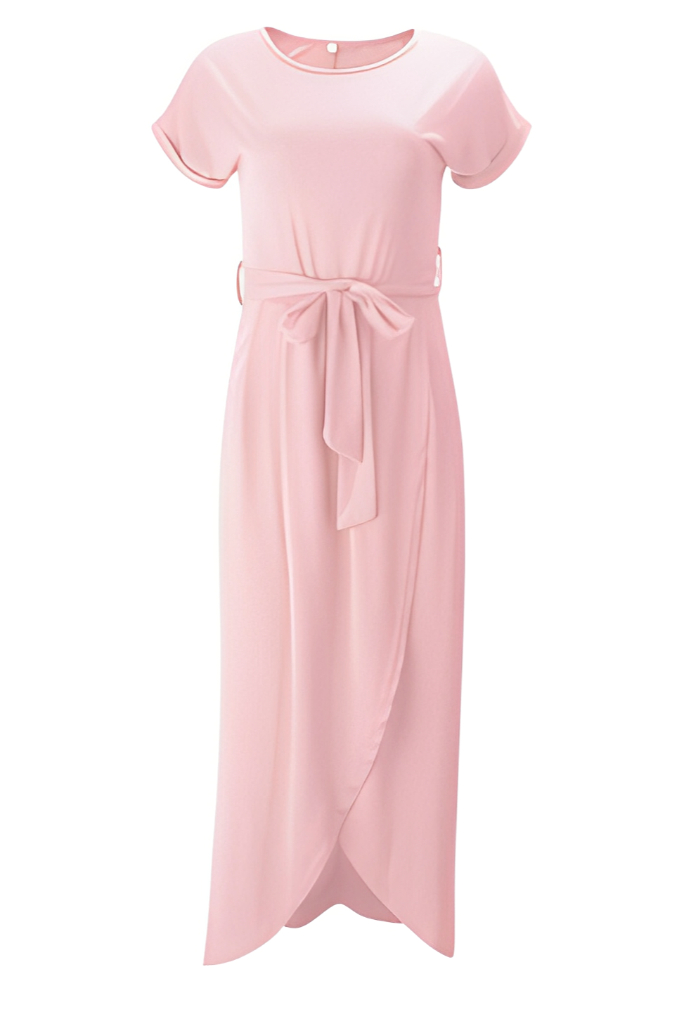 Rorie - Asymmetric Dress with Inverted Sleeves for Women