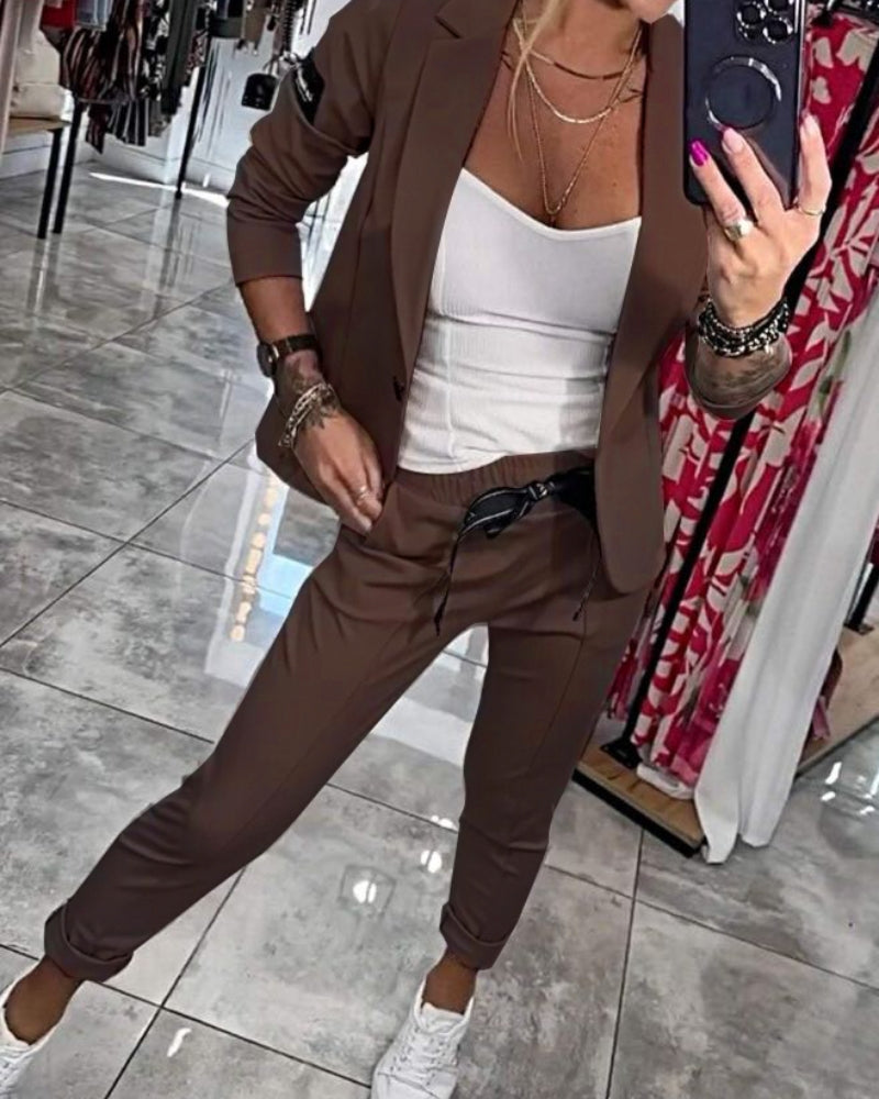 Malou | Set: top, jacket and trousers