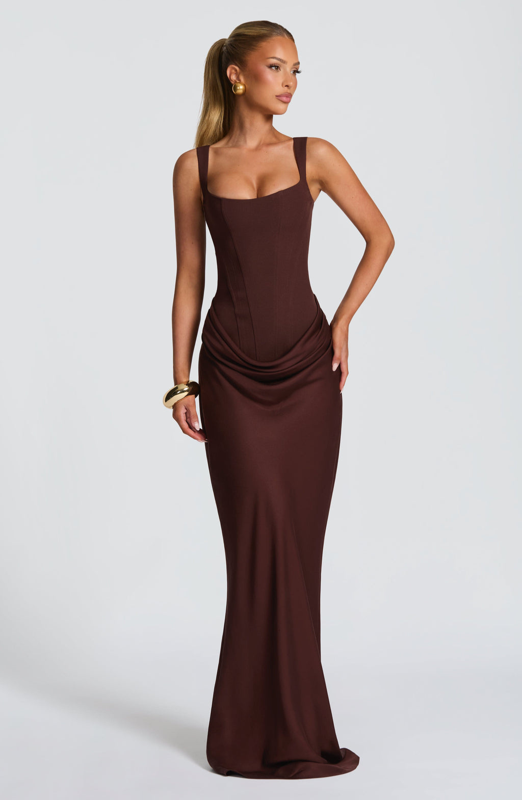 Vittoria™ | Hourglass Effect Sculpted Maxi Dress