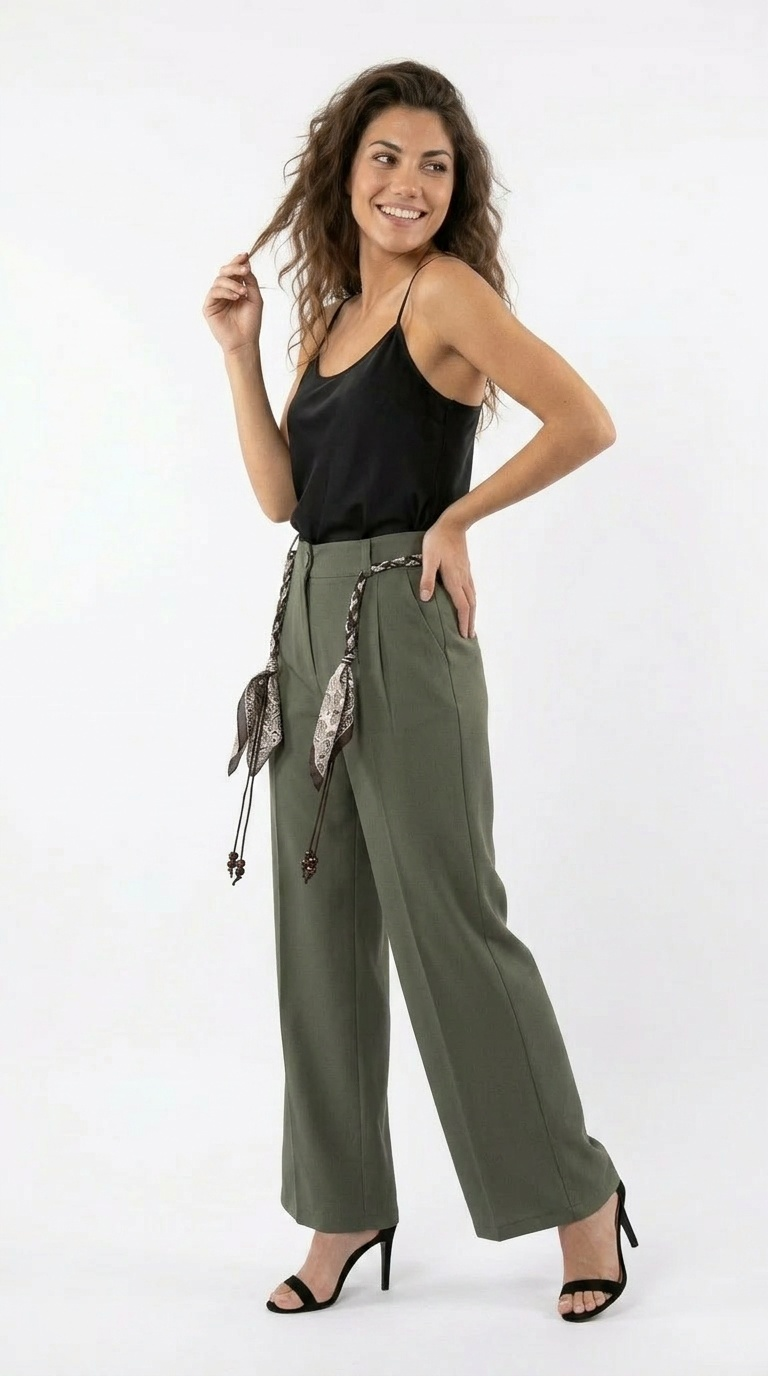 Pantalone palazzo coulisse