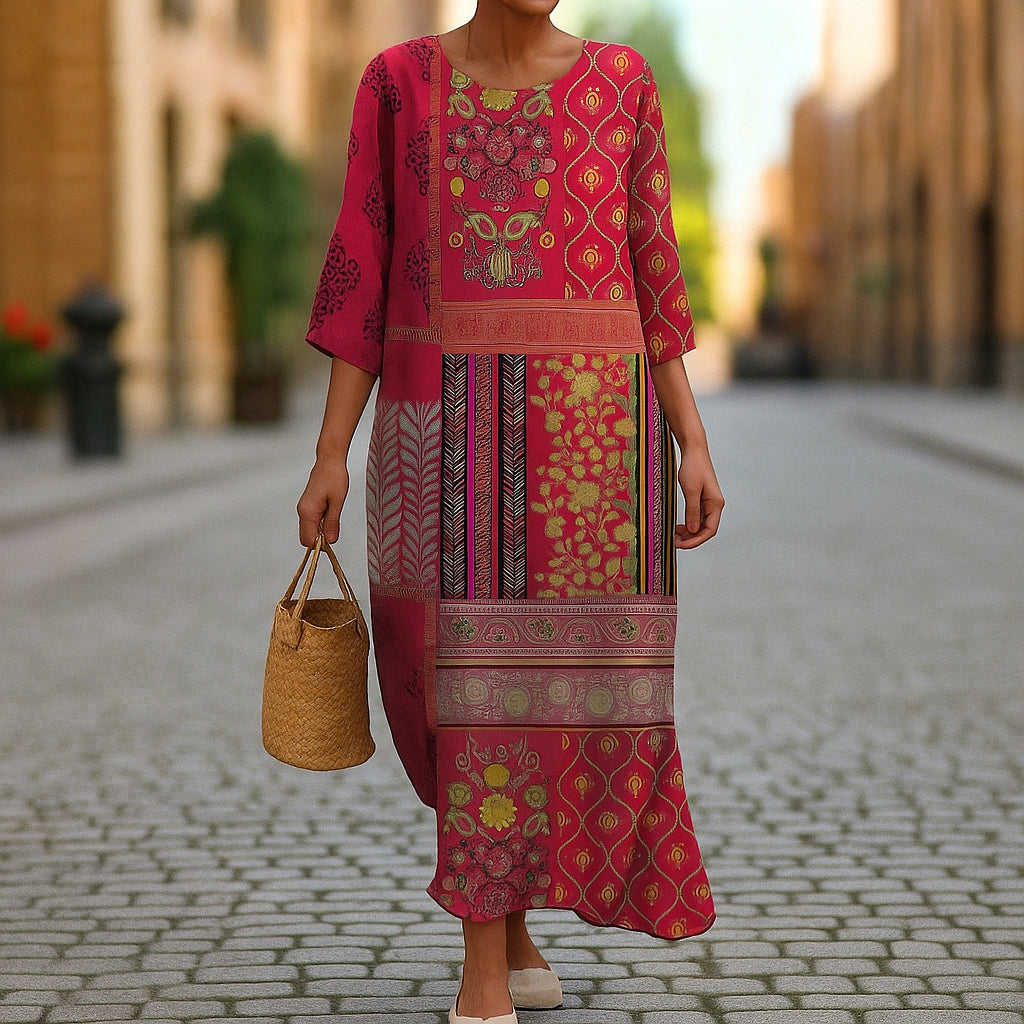 Marlene – Boho Maxi Dress with a Soft Cut