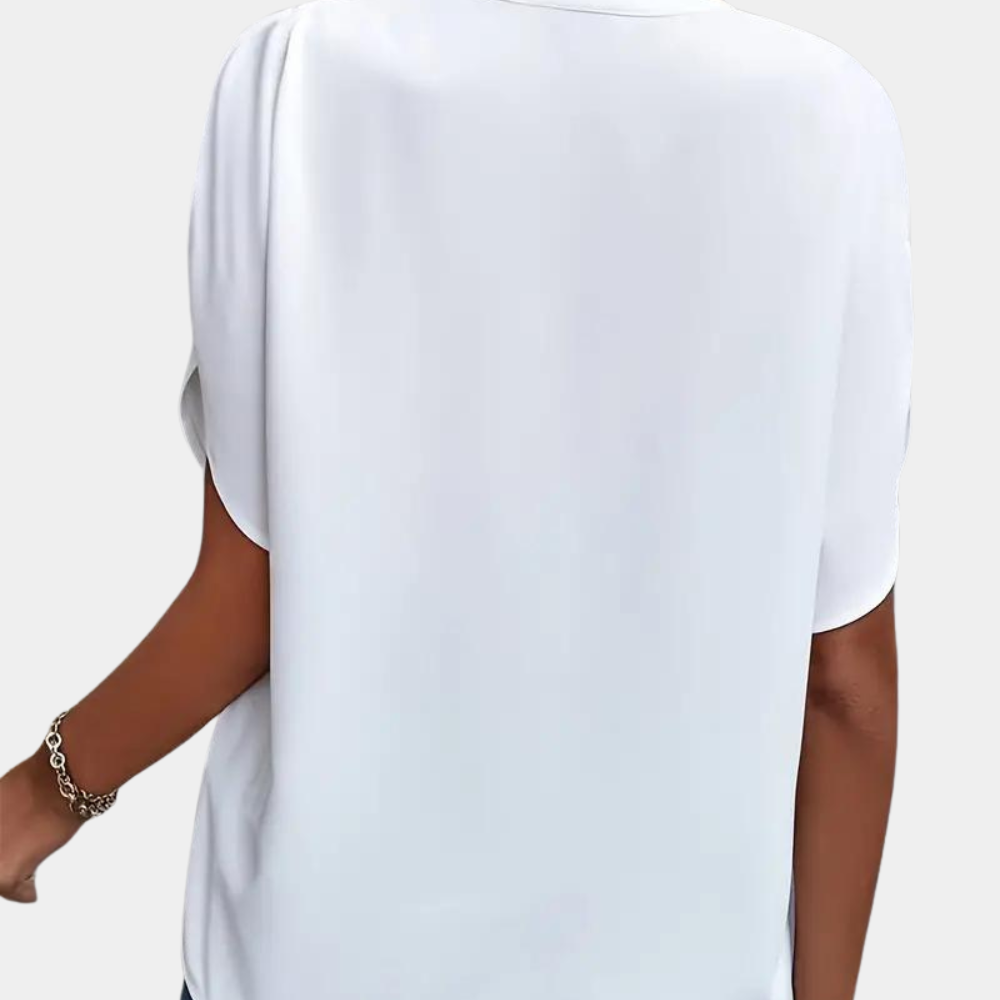 Idril - Elegante Camicetta da Donna con Manica Corta