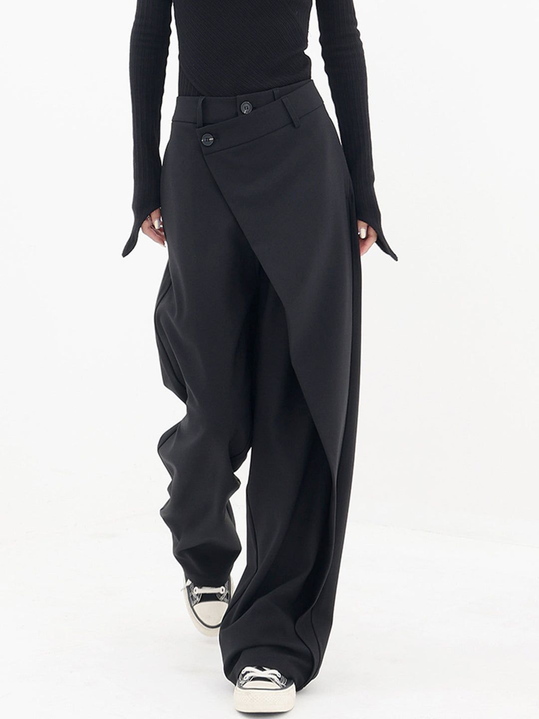 Thalia – Pantaloni Baggy Asimmetrici