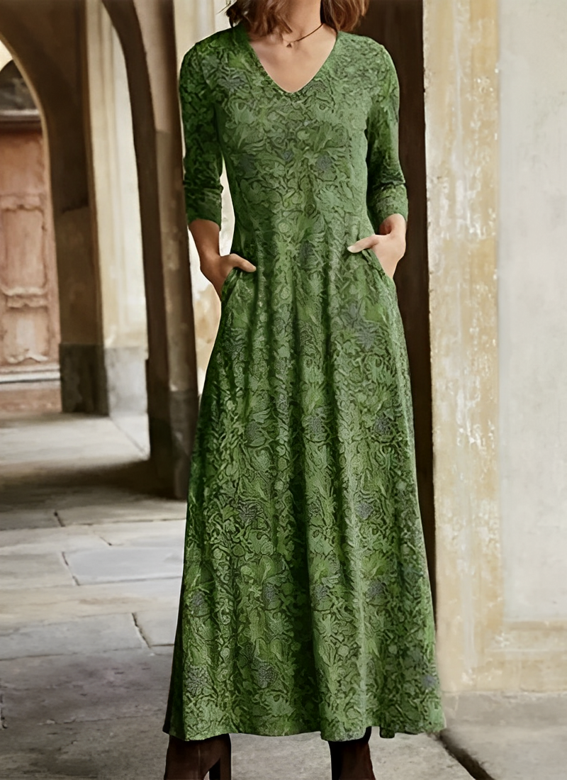 Sophie - Abito vintage a maniche lunghe per donne