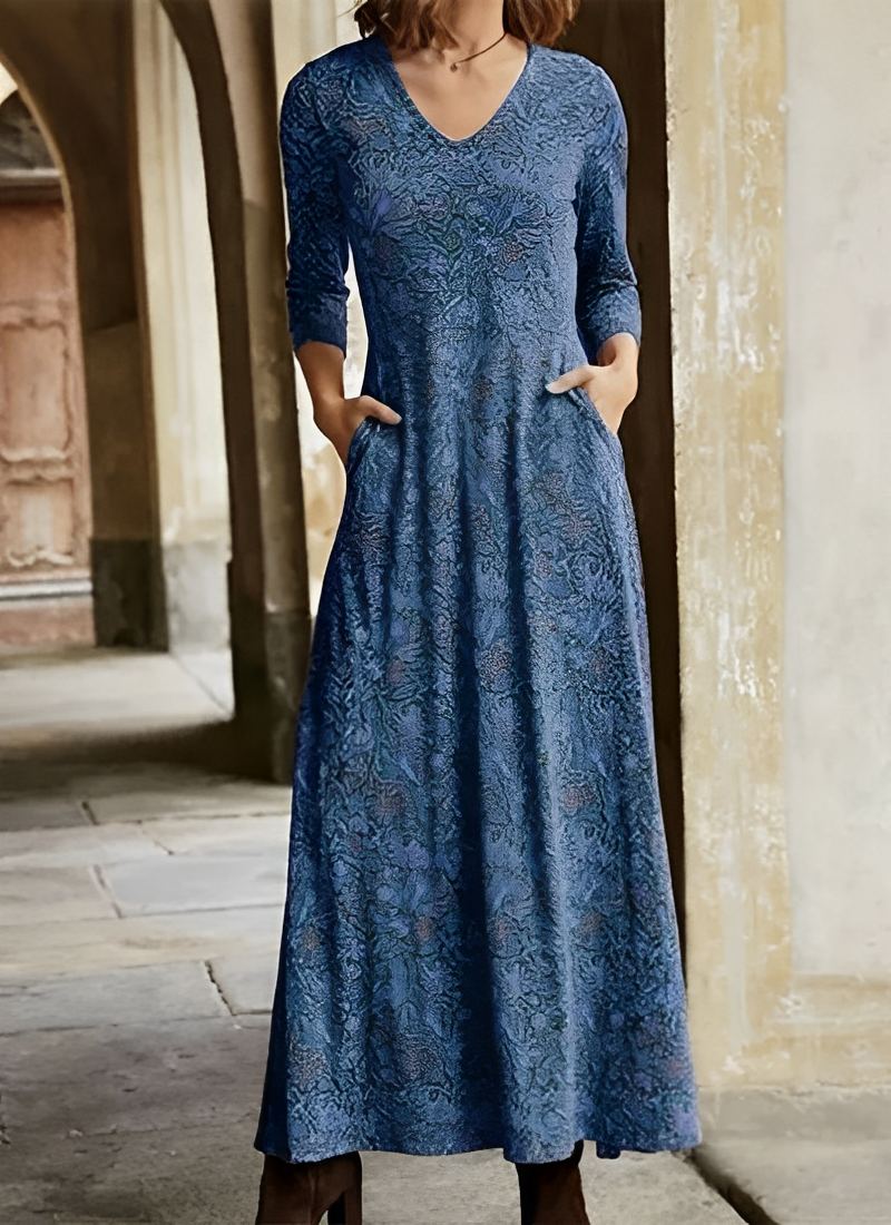 Sophie - Long-sleeved vintage dress for women
