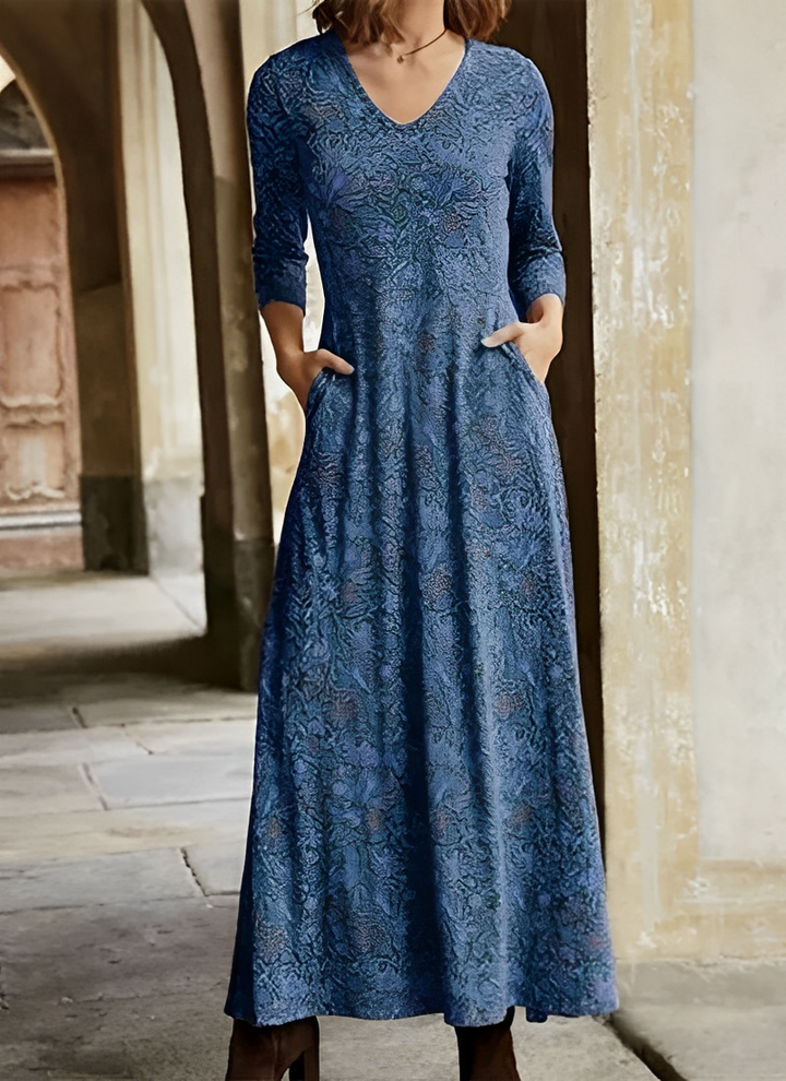 Sophie - Long-sleeved vintage dress for women