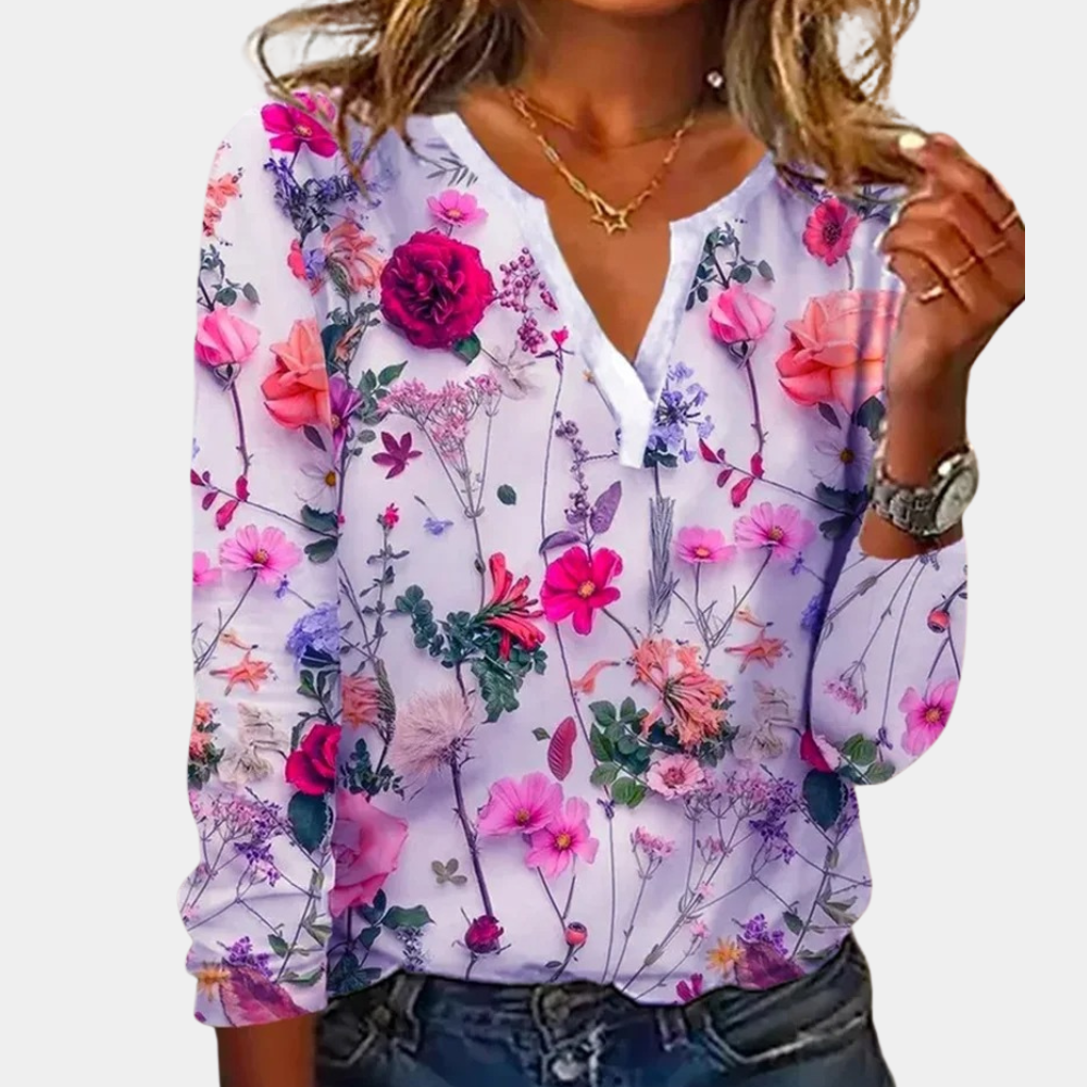 Morwen - Camicetta Floreale Casual per Donne