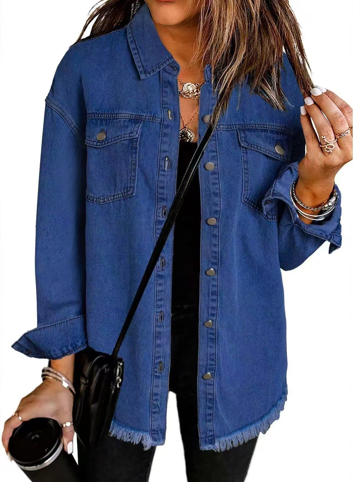 Katja | Giacca di Jeans Classica per Tutti i Giorni