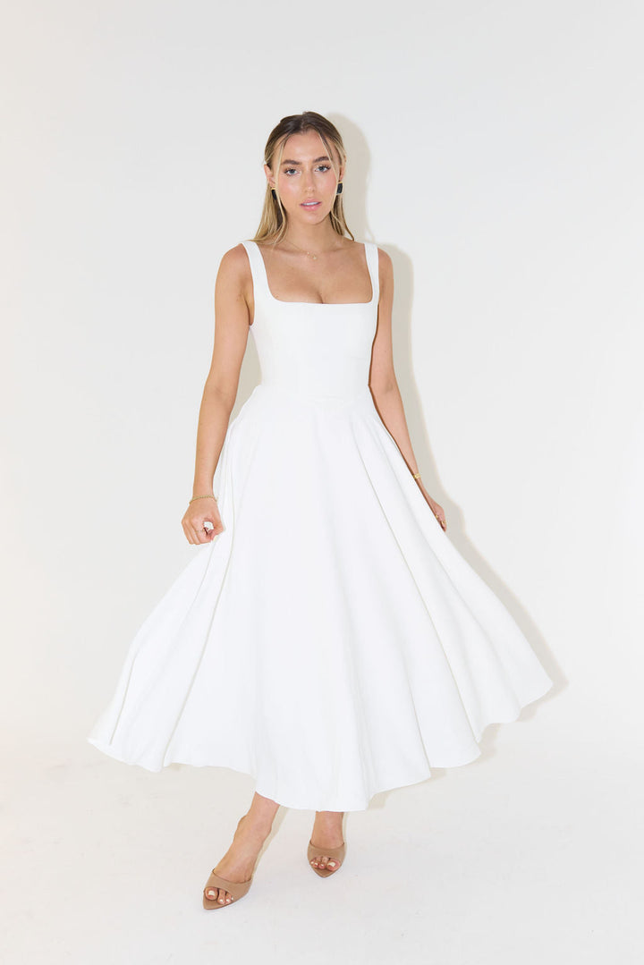 Melisandre - Women's Midi Dress, Elegant & Versatile