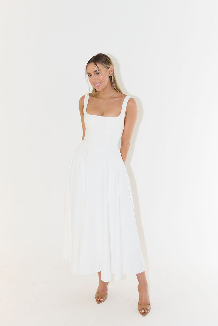 Melisandre - Women's Midi Dress, Elegant & Versatile