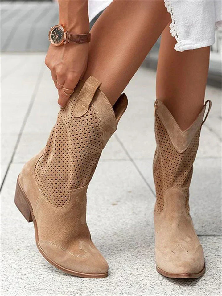 Queenie - Women's Lightweight Western Zip Boots