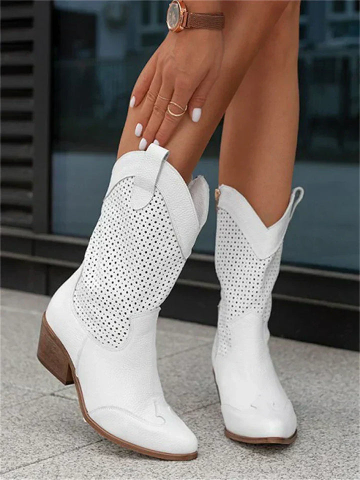 Queenie - Women's Lightweight Western Zip Boots