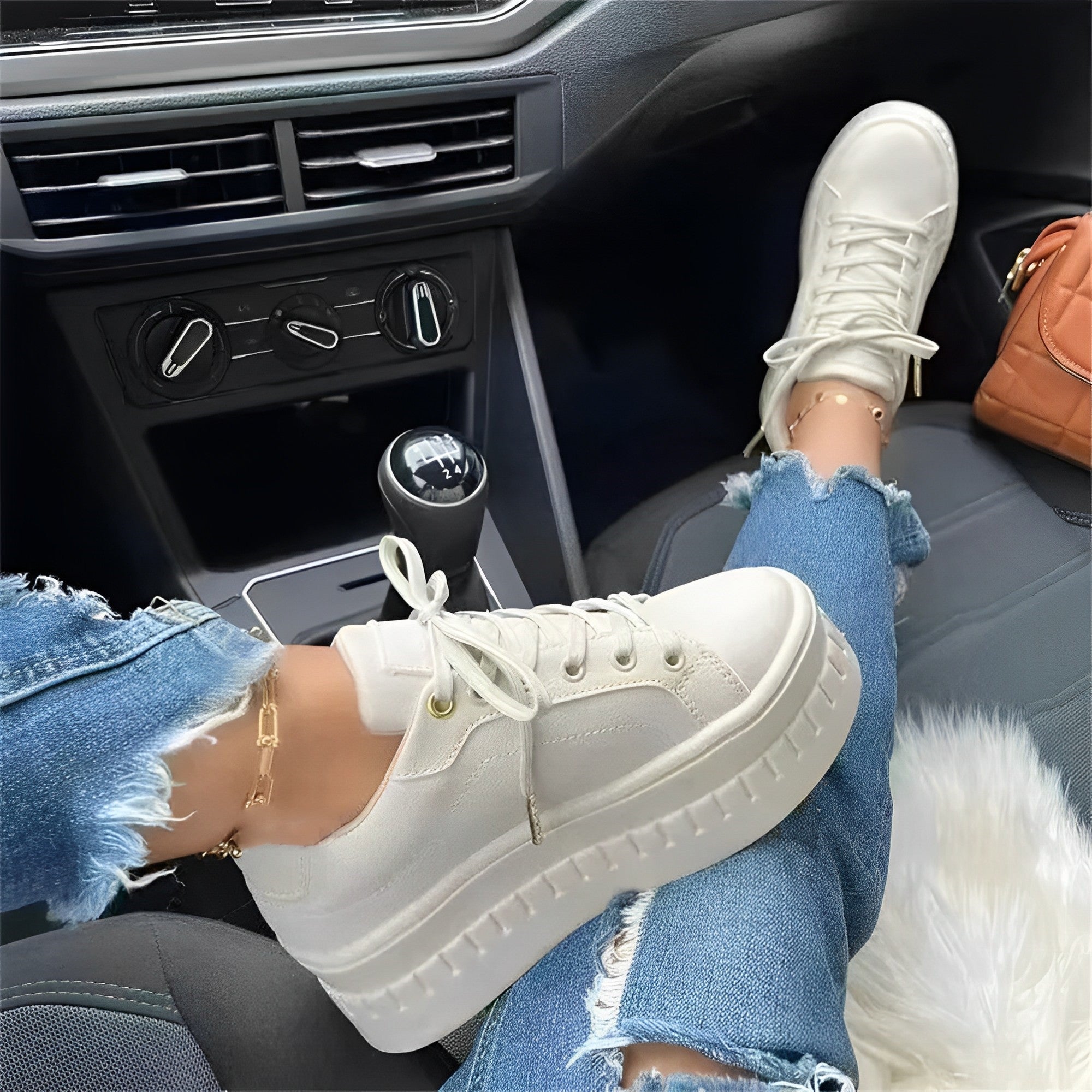Valerie - Women's Platform Chunky Sole Sneaker
