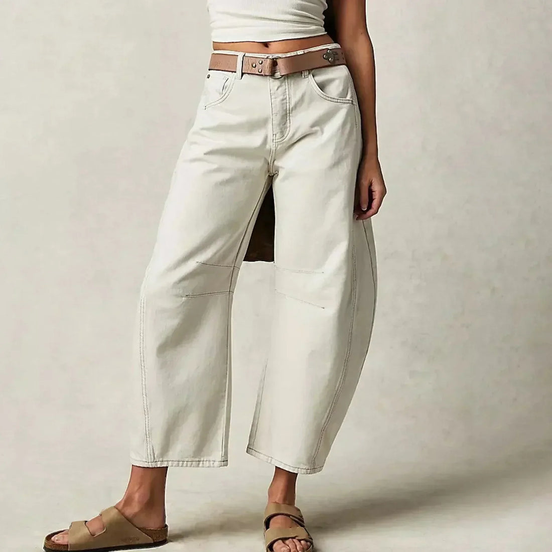 Beatrice - Jeans comodi con gamba larga