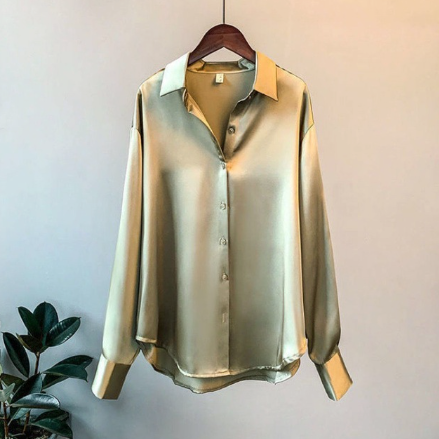 Valgerda - Elegante camicia da donna in satin