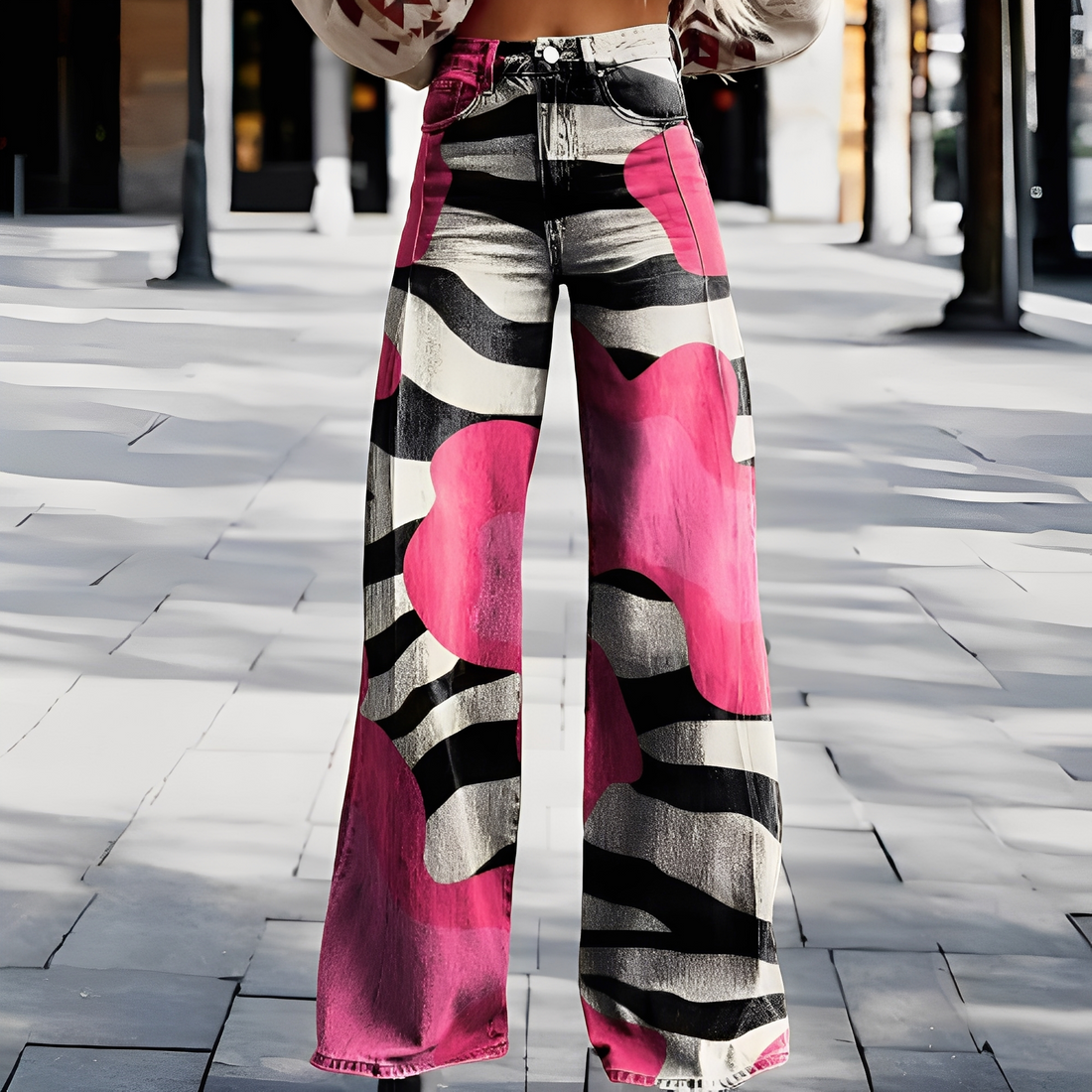 Briley - Pantaloni eleganti e chic a gamba larga per donne
