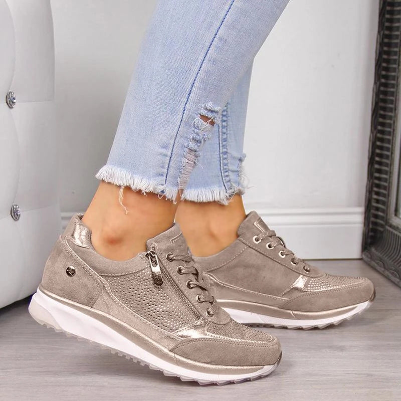 Sparkle - Sneaker ortopediche con zip