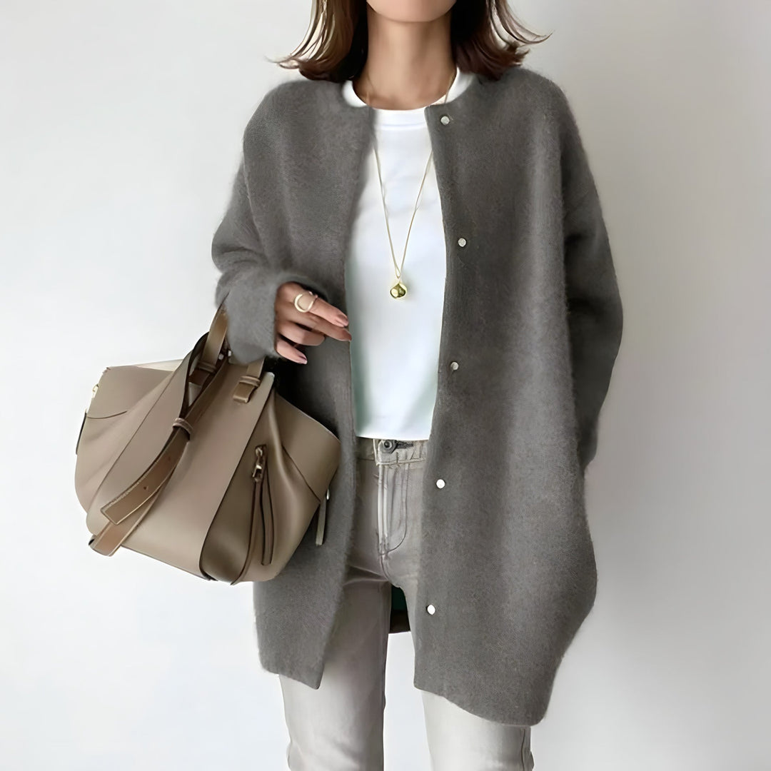 Whitney | cardigan elegante con bottoni