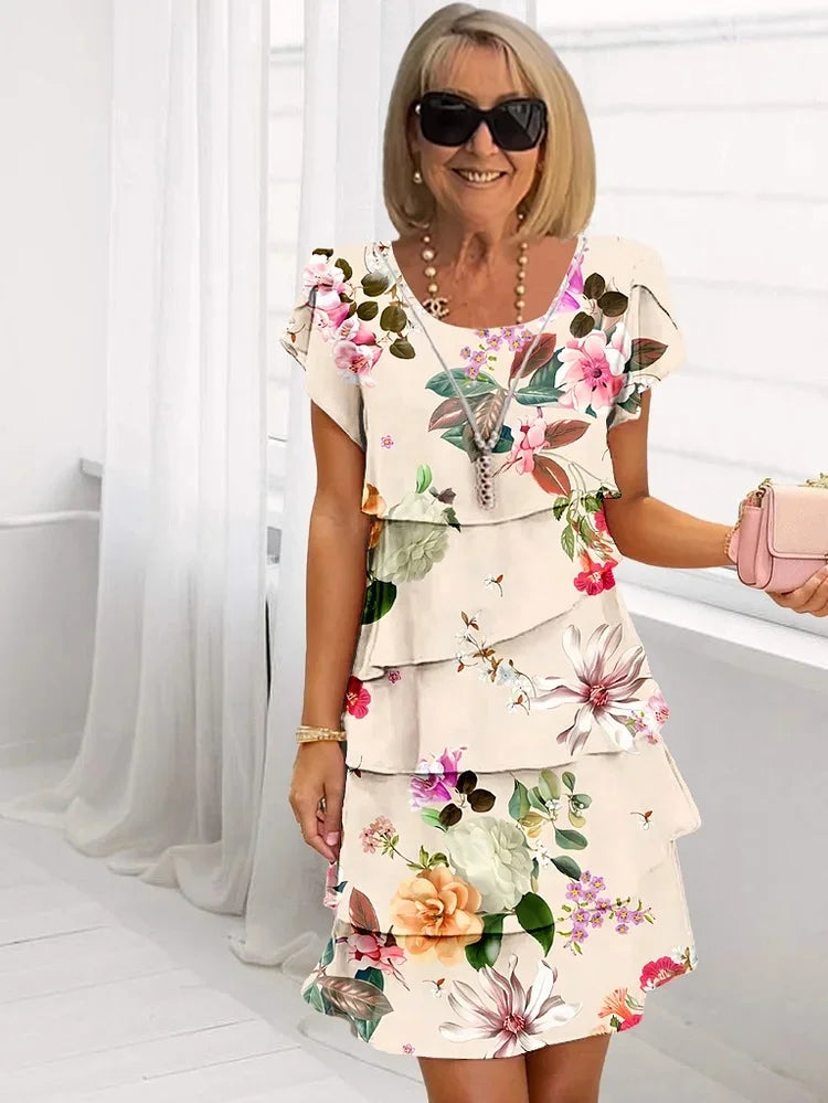 Cersei - Floral dress with ruffles Flowy & Feminine