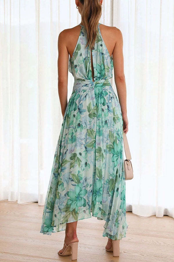 Jinora - Versatile Knee-Length Floral Print Dress