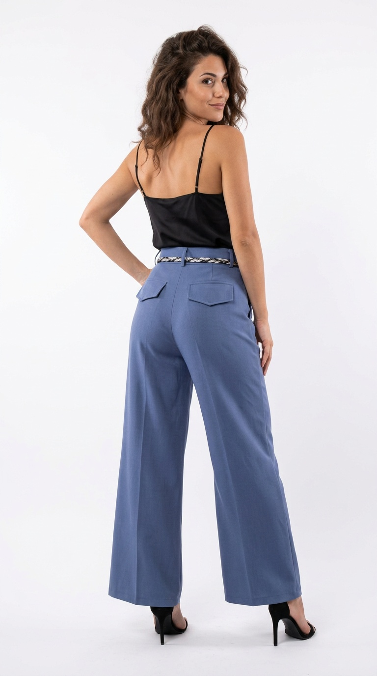 Pantalone palazzo coulisse