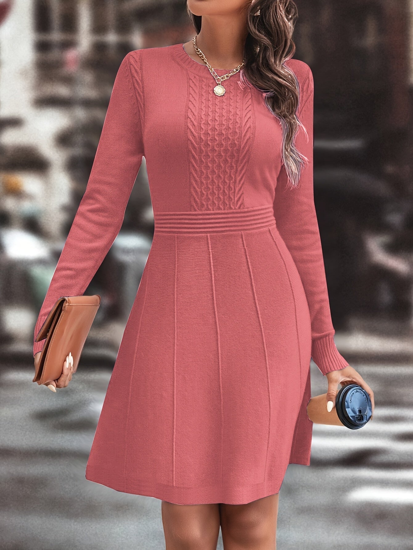 Armonia™ – Abito in maglia da donna a linea A, elegante e versatile