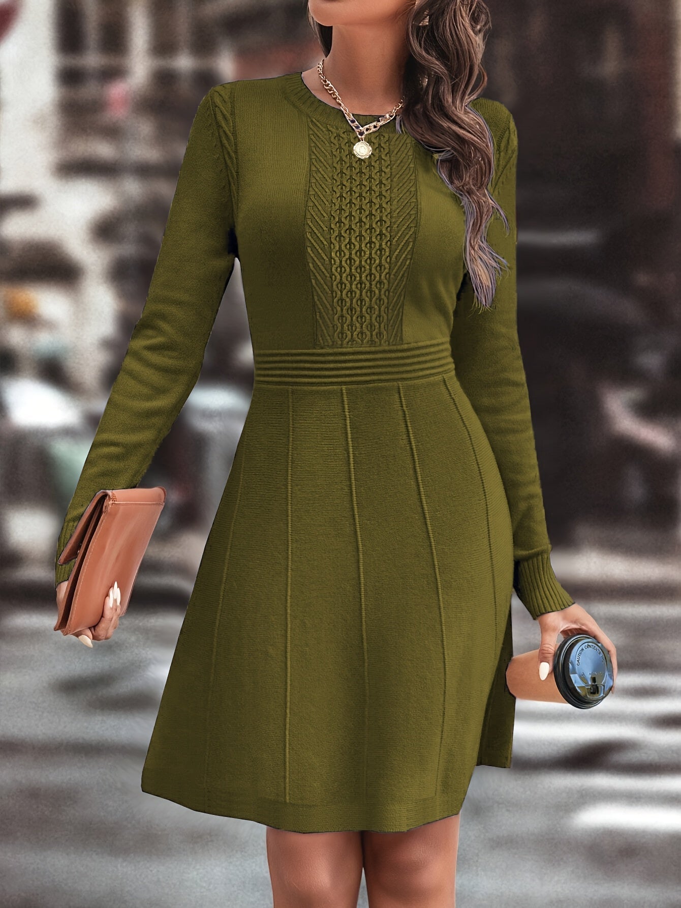 Armonia™ – Abito in maglia da donna a linea A, elegante e versatile