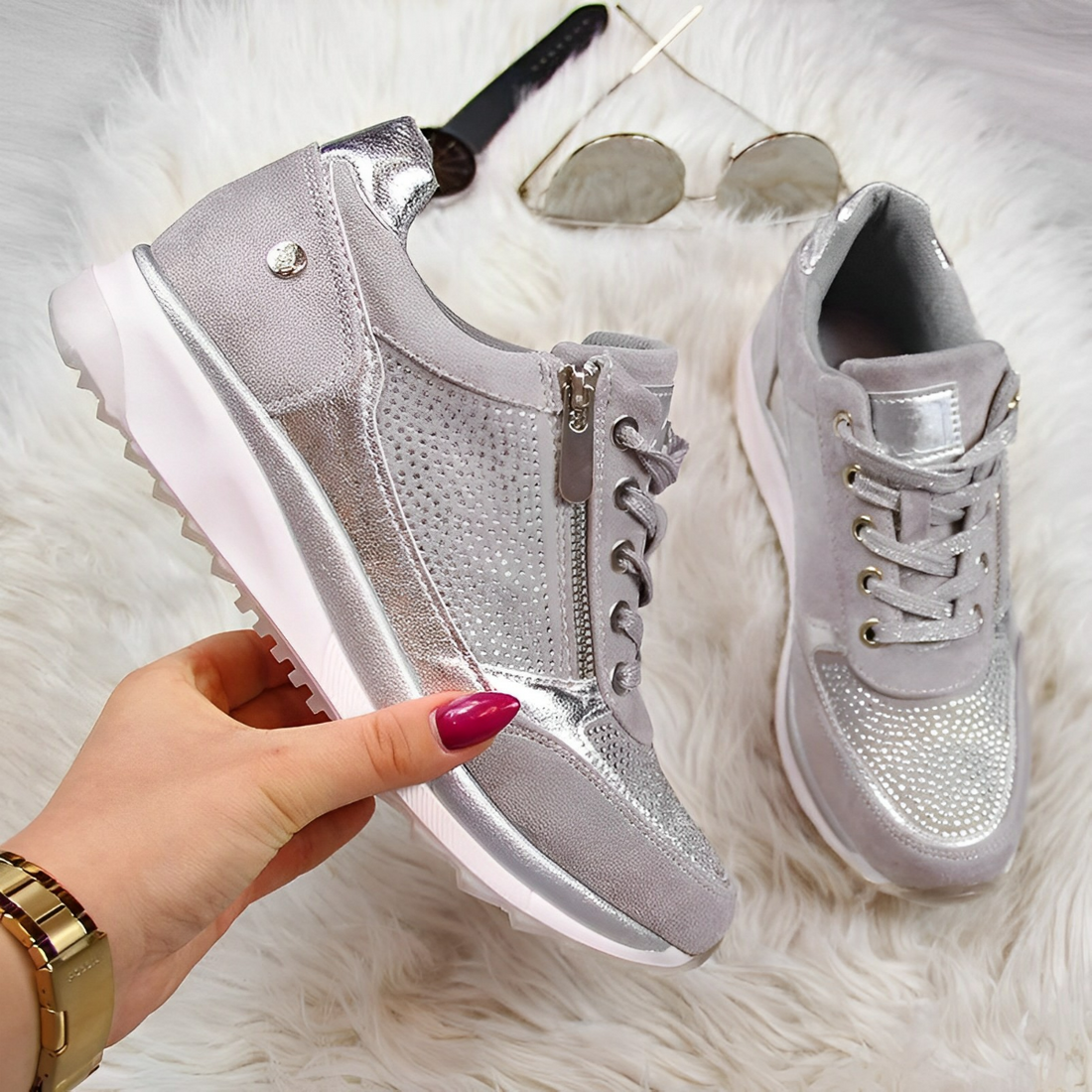 Pro Shoes - Sneakers con Cerniera