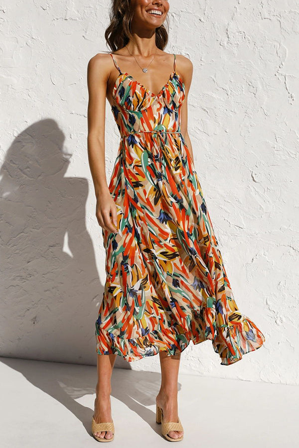 Charité – Colourful Midi Dress
