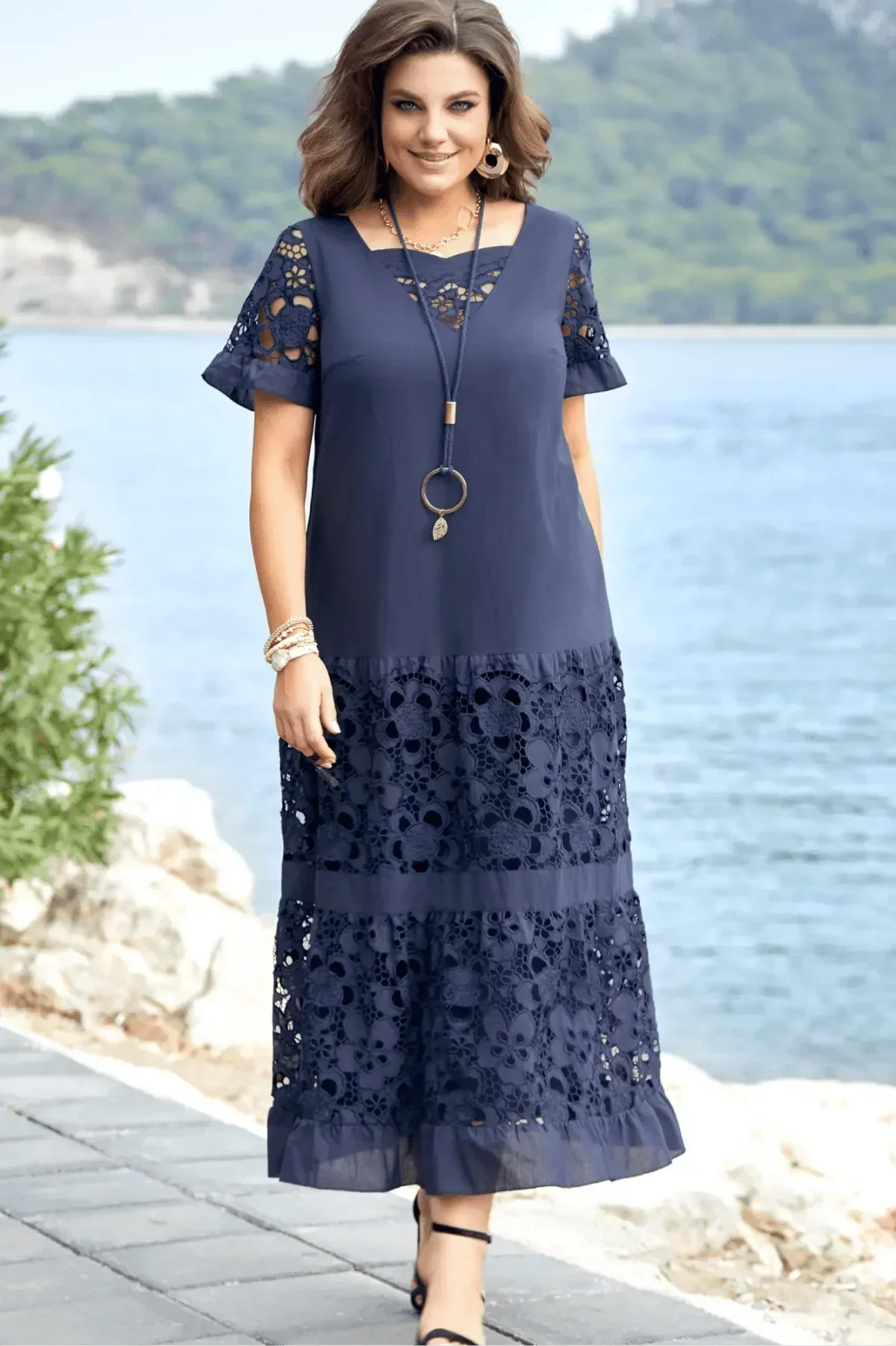 Florence - Abito Elegante A Pieghe
