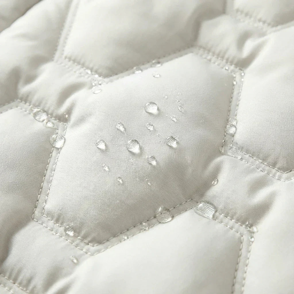 Anna | Cappotto Lungo Imbottito con Cappuccio