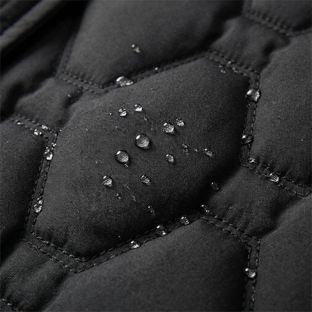 Anna | Cappotto Lungo Imbottito con Cappuccio