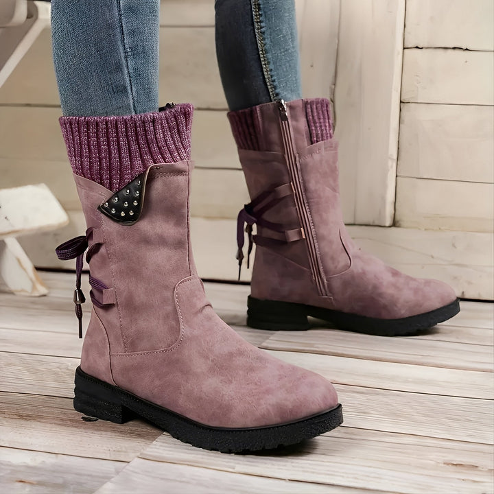 Sharalyn - Comfortable Mid-Calf Winter Boots for Women