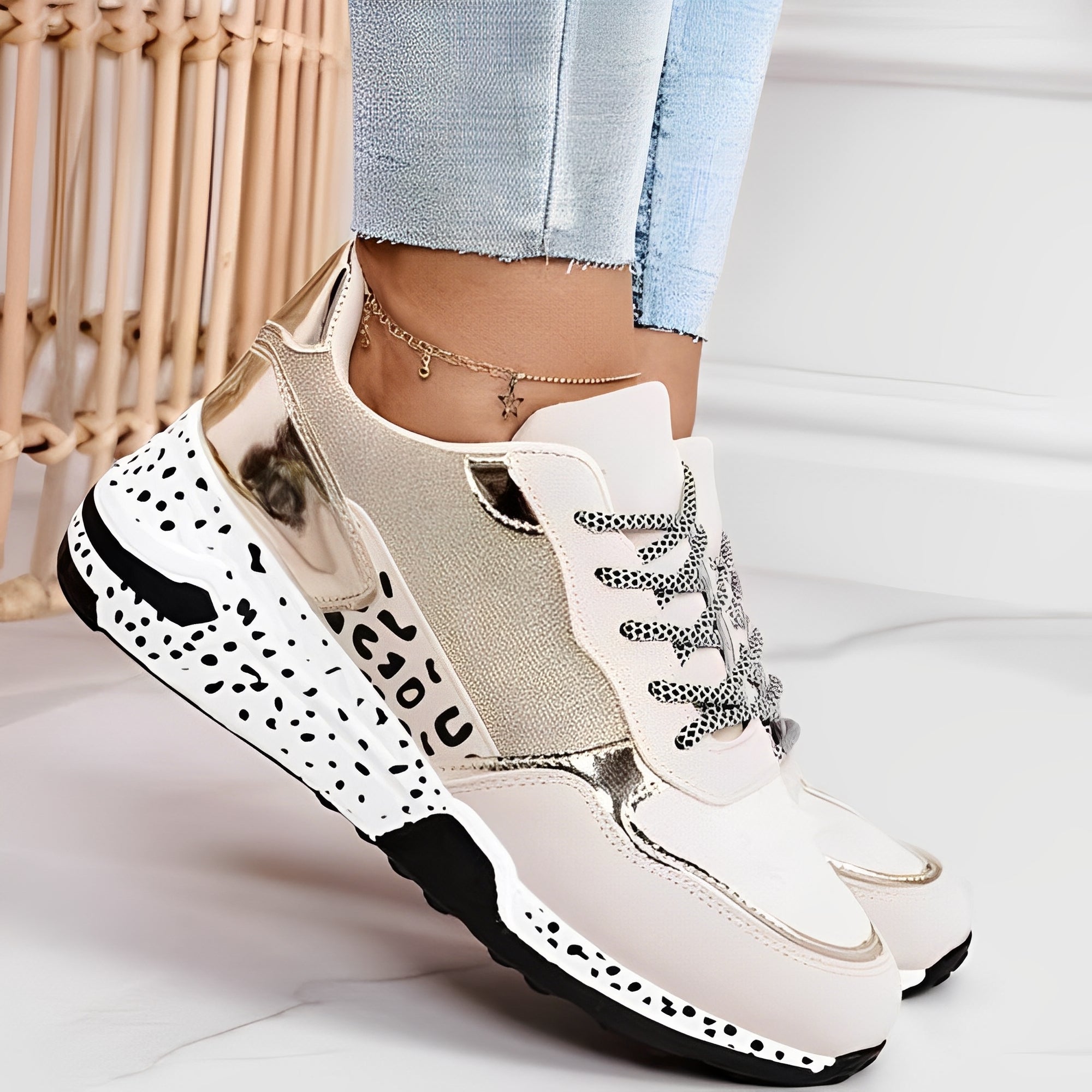 Penelope - Comfortable Wedge Sneakers for Women