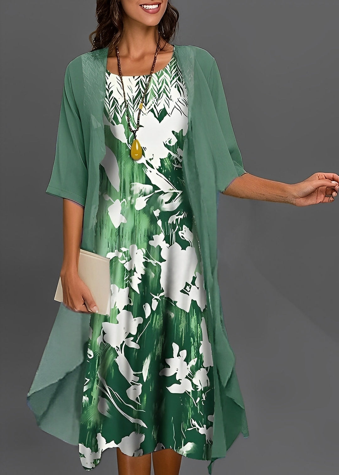 Victoria - Elegant Chiffon Summer Dress for Women