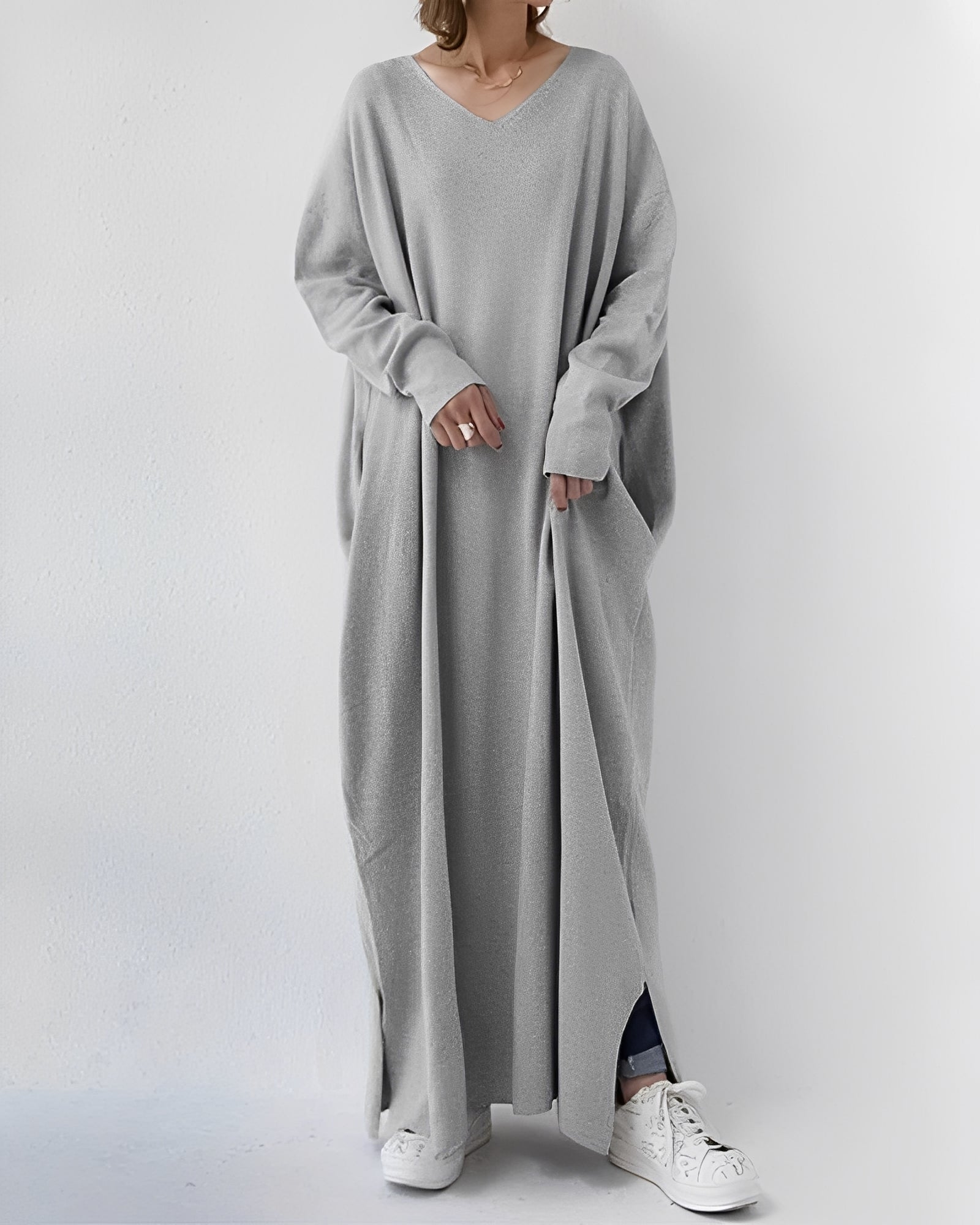 Eliana - Long Sleeve Long Dress
