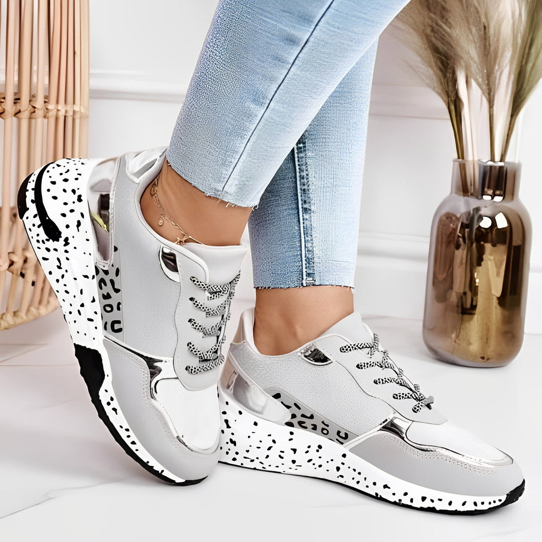 Penelope - Comfortable Wedge Sneakers for Women