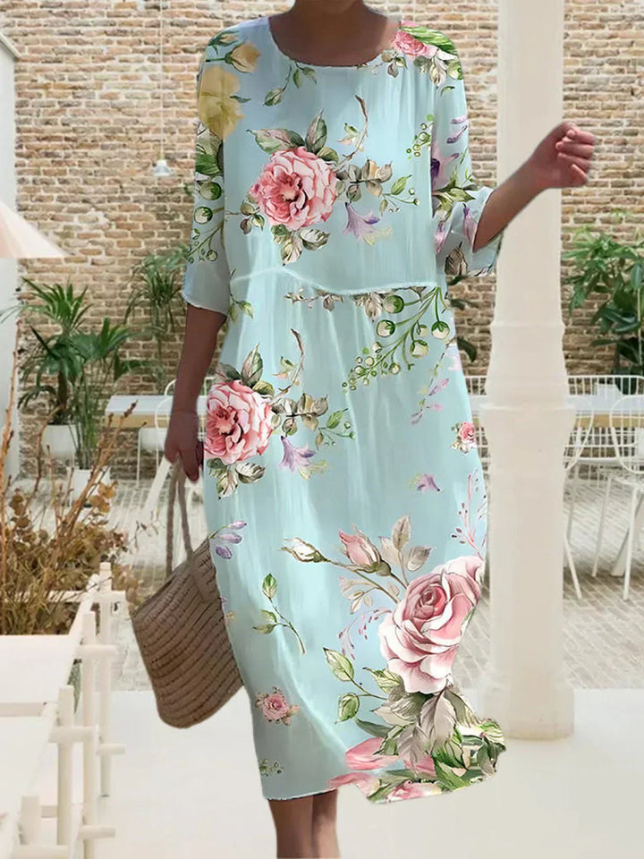 Miranda - Elegant Floral Dress