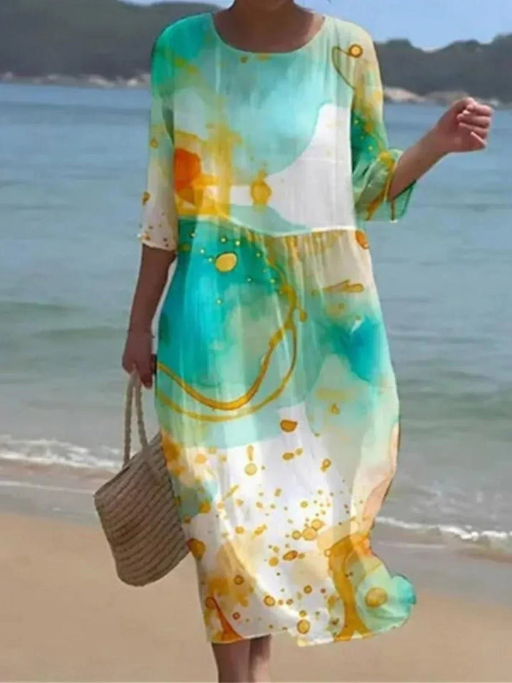 Miranda - Elegant Floral Dress