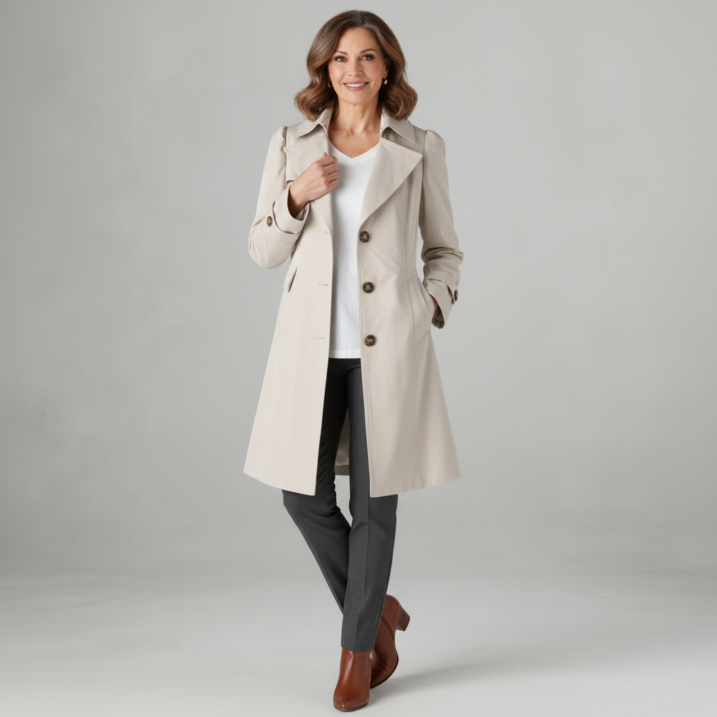 Daniela – Classic Elegant Trench Coat