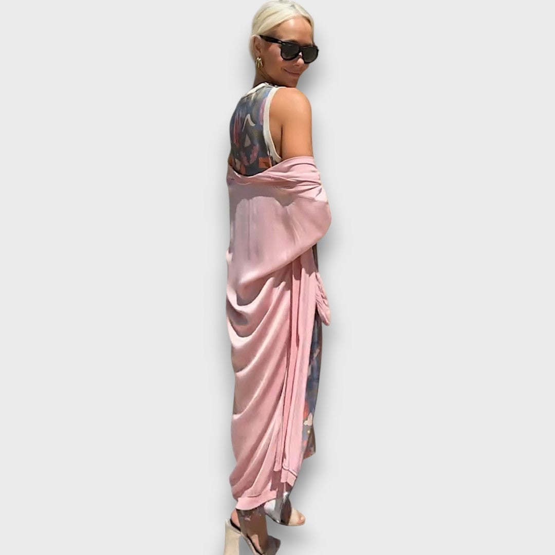 Elveria | Maxi dress with cardigan