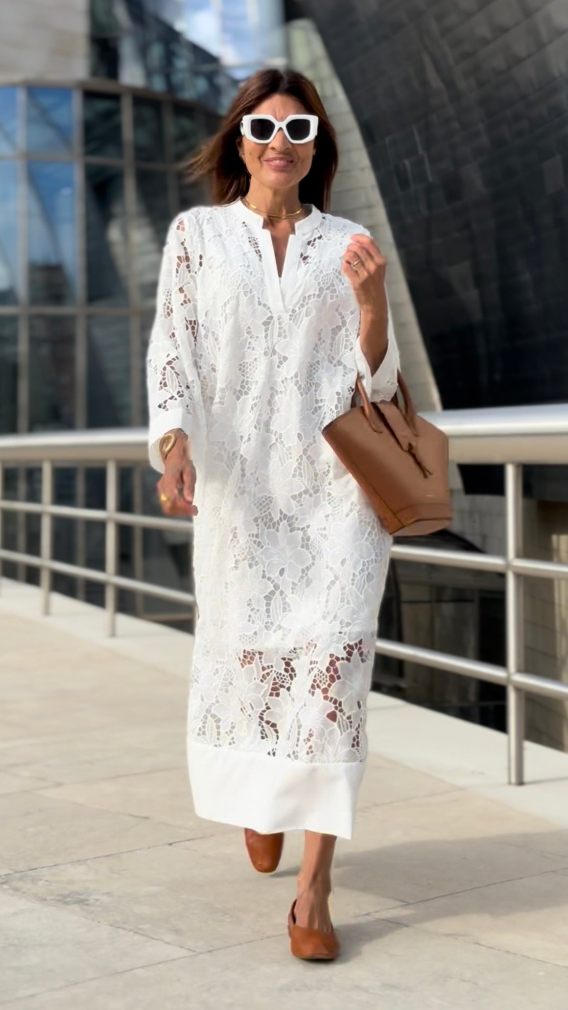 Haven - Abito in pizzo morbido da donna